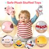 KMUYSL Baby Toys 0-12 Months, Plush Barn with Stuffed Animals Toys for Infant Newborns, Soft Sensory Toys, Birthday Christmas Easter Gifts for Baby 0-3-6-9-12 Months Boys Girls