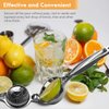 Monkkino Lemon Squeezer, Lemon Squeezer Juicer, Citrus Juicer Handheld, Lemon Juicer, Stainless Steel Juicer Hand Press, Manual Citrus Press w/Zester