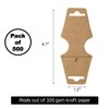 【500 Pack 】Necklace Display Cards - Jewelry Display Cards - Bracelet Display Cards - Choker Display Cards, Easy and Simple For Display Your Jewelries, Necklace, Bracelets, Pendant - Bulk 500 Pack