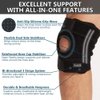 ComfiLife Knee Brace for Knee Pain Relief – Neoprene Knee Brace for Working Out, Running, Injury Recovery – Side Stabilizers – 3 Point Adjustable Compression – Open Patella Support,Non-Slip (Medium)