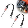 2Pcs Inline Spark Plug Tester, Small Motor Vehicle Engine Ignition, Suitable for Automobile, Motorcycle, Lawn Mower Internal and External Engines