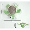 Glory To Dog TinyToy Plush Green Turtle Very Small Dog Toy for Small and Toy Breed Dogs