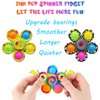 6 Pack Fidget Spinners, Pop Fidget Spinner for Kids, Pop Bulk Fidget Toys, Simple Popper Fidget Spinners Goodie Bag Basket Stuffers Classroom Prizes Party Favors Birthday Gifts Toys