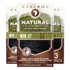 Clairol Natural Instincts Semi-Permanent Hair Dye for Men, M19 Black Hair Color, Pack of 3