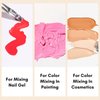 Makartt Gel Nail Polish Palette Paper, Disposable Nail Art Mixing Palette Papers Portable Waterproof Nail Art Drawing Makeup Palette Nail Gel Mixing Tool Nail Supplies Home Salon 50PCS