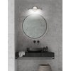 JUSHENG Modern Bathroom Vanity Light Fixtures Brushed Nickel Indoor LED Wall Sconce Lamps Over Mirror Lighting 16.54" Inch Cool White 6000K 7W 110V AC