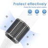 Magnetic Hair Dryer Filter Replacement for Dyson Supersonic HD01 HD03 HD08 HD15 Hair Dryer Attachment, Hair Dryer Strainer Mesh Repair Accessories (Metallic Gray)