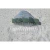 Shades of Genuine Dark Green Sea Glass Hair Comb