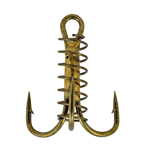 South Bend Bronze Dough Bait Treble Hooks | Strong, Durable, Gold Bait Hooks (2)