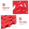 Toddmomy Bicycle Chain Single Speed Bike Chain Road Vehicles Stainless Steel Bike Chain Red Bike Chain Bike Accessory