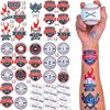Baseball Award Temporary Tattoos - Baseball Tattoos for Kids and Adults to Reward Performance - Fun Baseball Gifts for Kids - Long-Lasting Baseball Accessories for Team