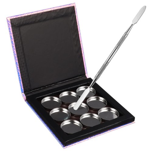 Yardenfun 1 Set Empty Makeup Tray Magnetic Makeup Pan Magnetic Palette Empty Cosmetics Palette Empty Eyeshadow Holder Make up Palette Paper Eye Shadow Travel Blush Powder
