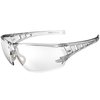 HUNTERSKY HTS S2491 Lightweight Protective Anti Fog Wrap-Around Clear Shooting Safety Glasses with rubber nose pad ANSI Z87.1 Scratch Resistant