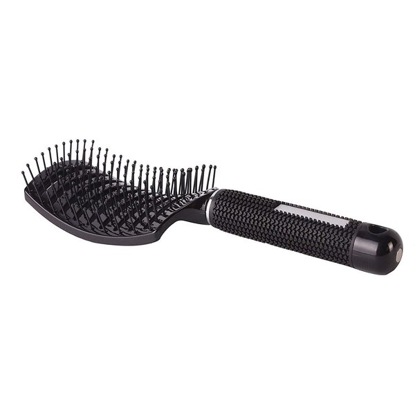 PERFEHAIR Curved Vented Styling Hair Brush, Detangling Thick Hair Massage Blow Drying Brush