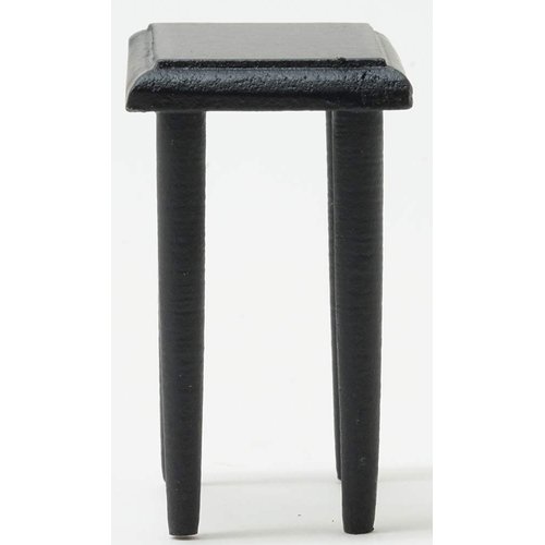 Classics by Handley Dollhouse Miniature Side Table, Black