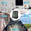 TEMNIO Digital Hygrometer Indoor Thermometer Hygrometer Room Thermometer and Humidity Gauge with Temperature Monitor for Home, Baby Room, Office, Greenhouse, Wall Mount, Black