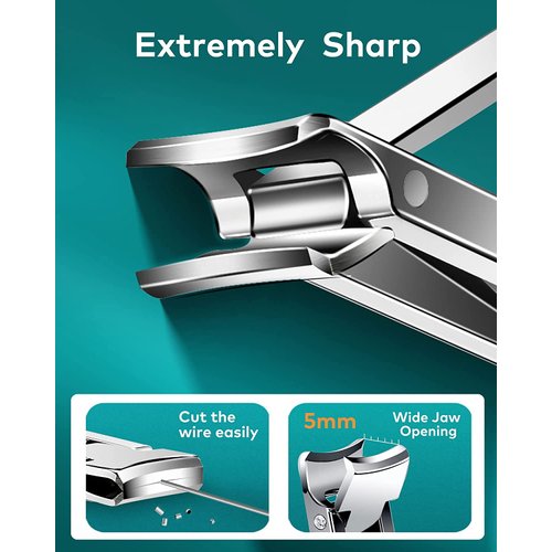 MR.GREEN Portable Nail ClippersMedical Grade Stainless Steel Foldable Nail Cutter Ultra Slim Travel Design