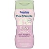 Coppertone Pure and Simple Baby Sunscreen SPF 50 Lotion, Zinc Oxide Mineral Sunscreen for Babies, Tear Free, Water Resistant, Broad Spectrum SPF 50 Sunscreen, 6 Fl Oz Bottle