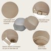 3 Pieces Mesh Newsboy Cap Mesh Breathable Summer Cap Adjustable Newsboy Beret Cap Cabbie Flat Cap (Khaki, Light Gray, Black)