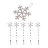 Beaupretty 6pcs Snowflake Hair Clips Snow Bobby Pins Rhinestones Wedding Hair Clips Barrettes Hair Accessories