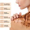 Flawsome 100% Natural Organic Arabica Ground Coffee Cellulite Reducing Body Scrub by Skin and Senses (11.5oz) — With Vitamin E, Carrot Seed Oil, and Coconut Oil