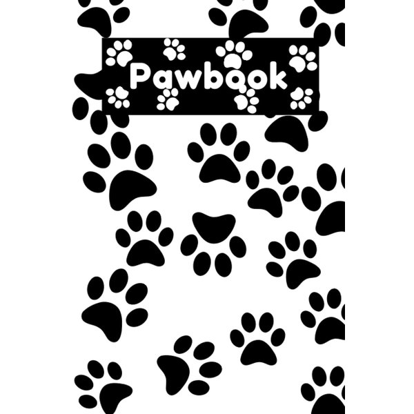Paw Inspired Notebook: 6x9' 120 pages notebook