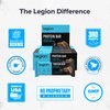 Legion Protein Bar Chocolate Peanut Butter -100% Whey Protein, Baked Bars with Prebiotic Fiber - High Protein (20g) Low Fat (12g) Low Sugar (4g), No Soy, Gluten - Natural Flavors (12 Count)