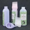 NGUP Hair Oiling Applicator With Comb Root 3 Pack 6 OZ Hair Dye Bottle Plastic Squeeze Bottles Scale for Hair Care Scalp Oil Applicator Hair Oil Dispenser Styling Tool Oiler
