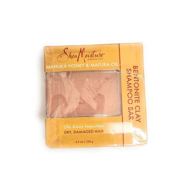 SheaMoisture Manuka Honey & Mafura Oil Clay Shampoo Bar, 4.5 Ounce