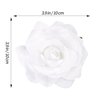 Atoden White Rose Hair Clip, Flower Rose Clips for Hair, Floral Hair Pins Rose Flower Brooch Mexican Decorative Headpieces for Women Girls Bridal Wedding Hair Accessories