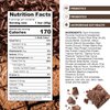 Truth Bar Prebiotic & Probiotic Keto Snack Vegan Bars with Omega-3's - Synbiotic High Fiber Snacks - Low Sugar, Kosher, Gluten Free - Dark Chocolate Brownie Crunch (Pack of 12)