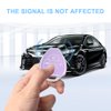 QBUC for Toyota Key Fob Cover with Keychain,Car Key Case Fit for Toyota 2007-2011 Camry | 2008-2013 Avalon Corolla | 2009-2016 Venza 4 Buttons Smart Remote Control (Purple, 4 Buttons)