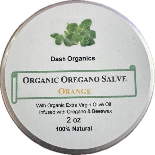 Organic Herbal Salve | Oregano Salve | 2oz | Orange Scented | Made with Organic Olive Oil (Oregano)