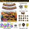 New Years Eve Party Supplies 2025, Happy New Years Decorations 2025, NYE Decorations, New Years Eve Decorations Include New year Balloons Banners Cake Toppers
