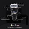 Desert Cactus James Madison University Dukes JMU Large Insulated Stainless Steel with Handle Lid Straw Reusable Double Walled Cup Hot Cold Drinkware Laser Etched (40oz Ounce Rally Tumbler Design C)
