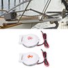 Pyhodi 1 Pair Windlass Foot Switch with Cover for 12V or 24V Windlass, Universal Up Down Switch for Deck Anchor, PC and Stainless Steel Material, Rust Proof and Strong, Easy to Operate