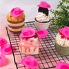 20Pcs Pink Mini Cowboy Hat, Plastic Mini Western Cowgirl Hat, Cute Doll Hat Party Hats for Pretend Play Dollhouse Decoration