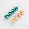 HZEYN Christmas Hair Clips for Women Winter Holiday Wrap Bows Hair Clips Hairpin Festive Jewelry Barrette Headwear Accessories (3PACK Christmas Bows Gold)