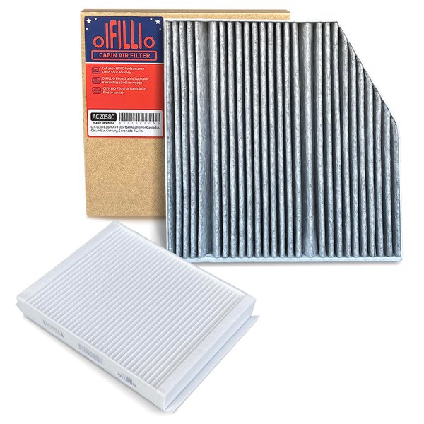 OIFILLIO Cabin air Filter for Mercedes 2015-2023 C300 GLC300 GLC350e GLC43 GLC63, 2018-2023 C43/C63/GLC43/GLC63/E43/E53/E63 AMG, 2019-2023 E350 E450 select models Replace 2058350147 & 1668300218