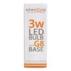 Newhouse Lighting G8 LED Bulb Halogen Replacement Lights, 3W (25W Equivalent), Bi-Pin, 280 lm, 120V, 3000K, Non-Dimmable