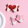 Valentines Glitter Hair Clips Love Heart Sequins Bows Hair Pins Kids Girls Party Hair Accessories for Valentine's Day Birthday Holiday Hair Accessories For Girls Toddler Kids