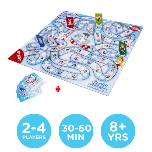 AQUARIUS Frosty The Snowman Board Game - Fun Family Christmas Gift for Kids & Adults - Officially Licensed Frosty The Snowman Merchandise & Collectibles