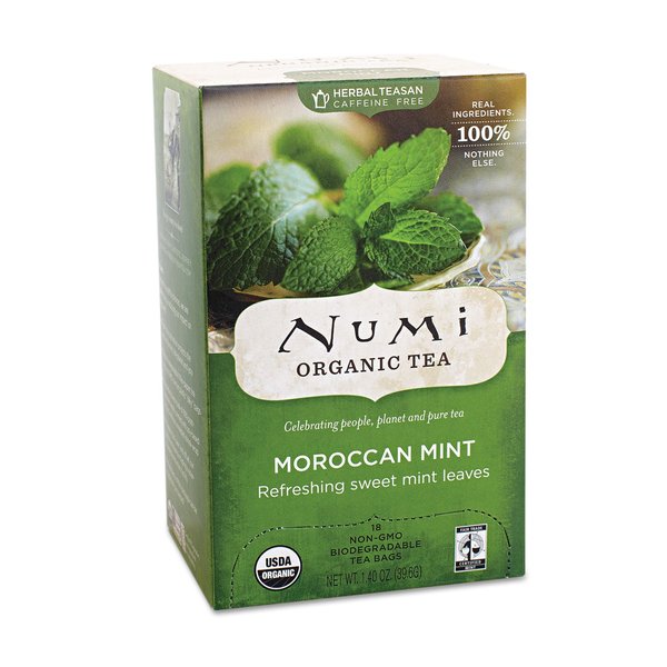 NUMI Simply Mint Moroccan Tea Bags, 18 CT