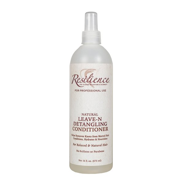 Gold Banner Beauty Products RESILIENCE Leave-In Detangling Conditioner, Nourishes, Hydrates, Conditions, Reduces Breakage & Mends Split-Ends - Made with Mango & Shea Butters - 16oz.