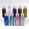 MAEPEOR Chunky Face Body Glitter Gel 19 Colors Mermaid Sequins Holographic Body Glitter Gel Long-Lasting Festival Makeup Glitter Paint for Face Body Hair Nails (30g, 004 Green)