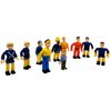 FUNERICA 10-Set Fireman Figurines and Play People Figures - Toy Figures Set