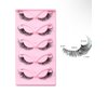 False Eyelashes, 5 Pairs, Wispy Long Curls, Faux Mink Look, Reusable