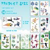 10 Sheets Soccer Tattoos Temporary for Kid Adult,Football Fake Tattoos Designs, Waterproof Body Art Stickers, Fan Games Event Tattoo Decorations, Party School Reward Prizes Supplies