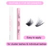 Lash Bond and Seal for Eyelash Extensions Cluster Lash Glue Long Lasting Eyelash Glue Waterproof DIY Lash Extension Glue Individual Lash Glue