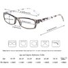 Reading Glasses 5 Pairs Fashion Ladies Readers Spring Hinge with Pattern Print Eyeglasses for Women (5 Pack Mix Color, 2.0)